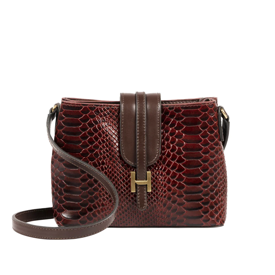 Ee Silvia 03 Red Leather Sling Bag - Image 3