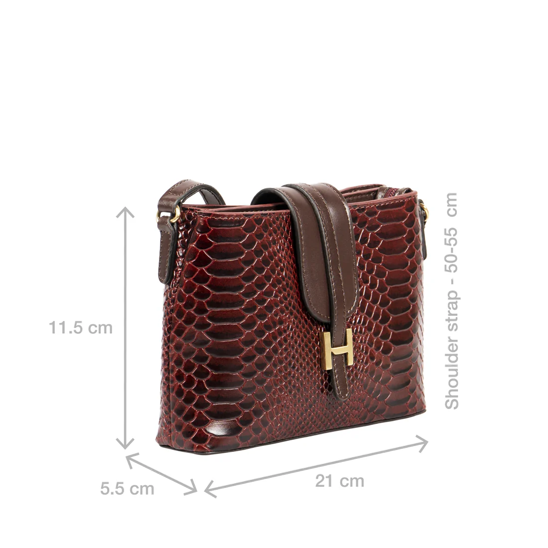 Ee Silvia 03 Red Leather Sling Bag - Image 4