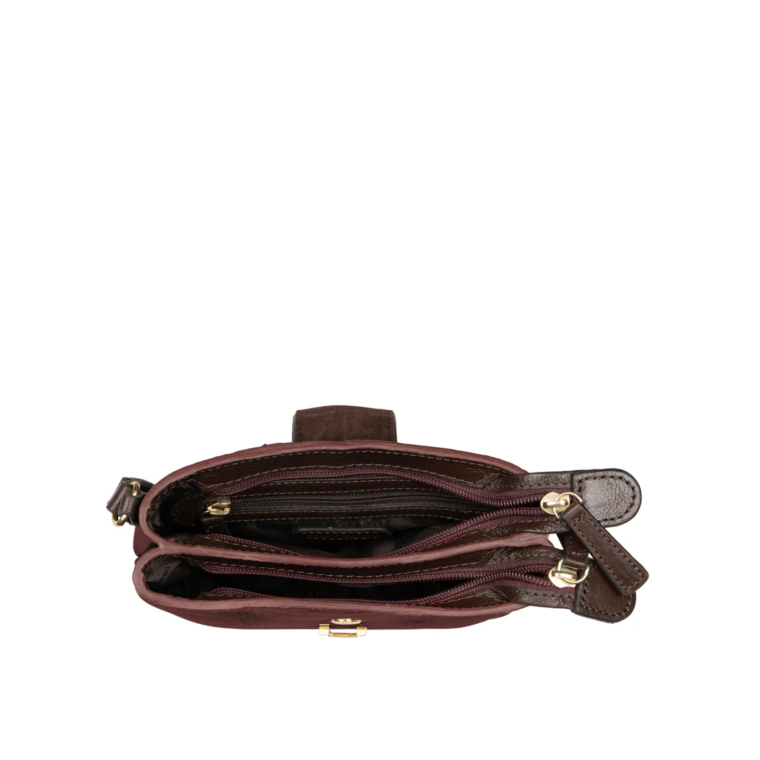 Ee Silvia 03 Red Leather Sling Bag - Image 7
