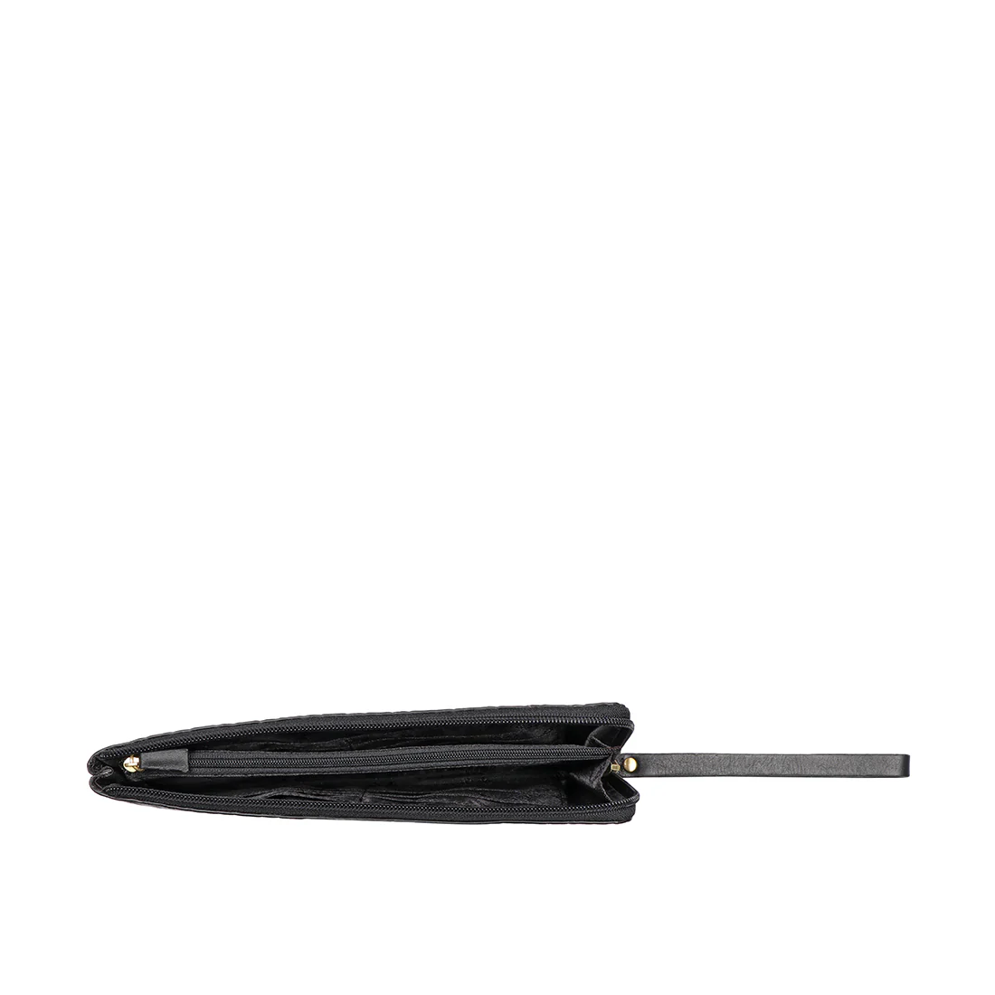 Ee Spruce W3-M Black Leather Zip Around Wallet - Image 5