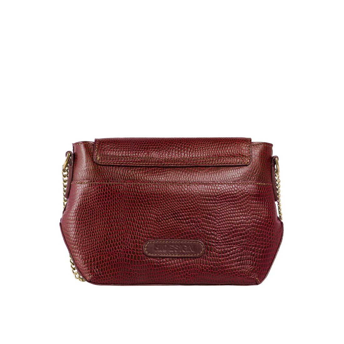 Ee Taurus 03 Red Leather Sling Bag - Image 4