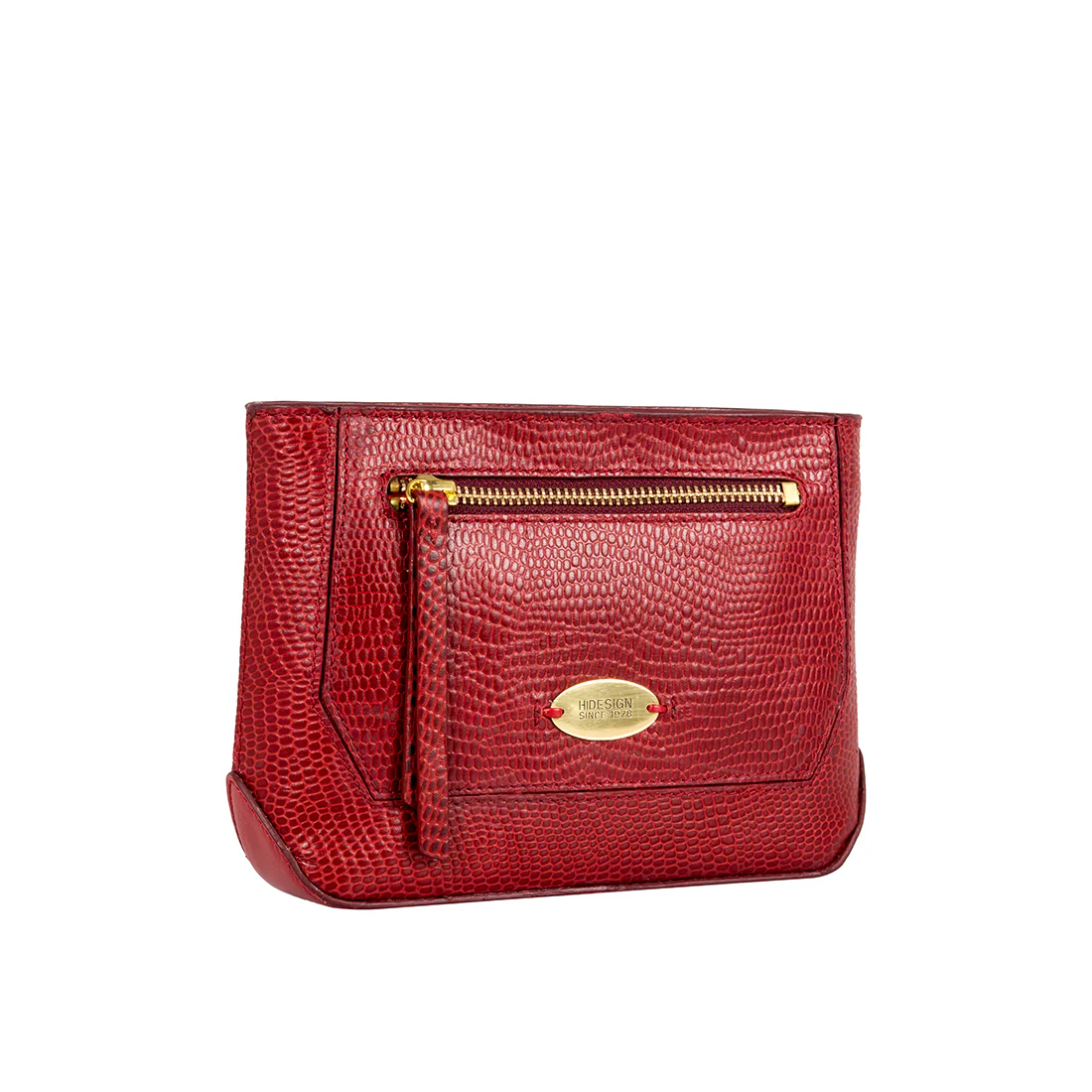 Ee Taurus W1 Red Leather Clutch Wallet - Image 3