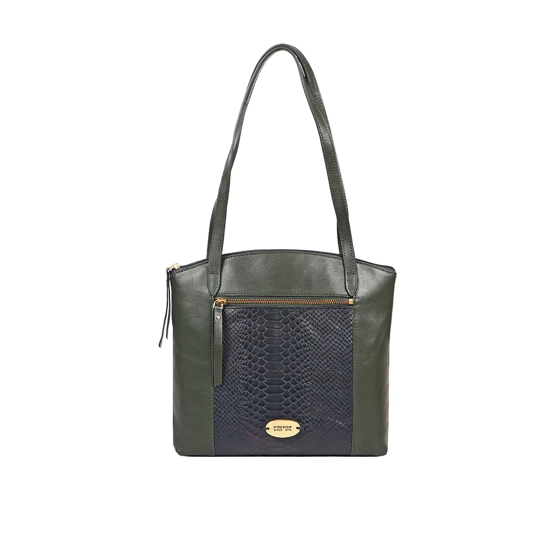 Ee Teresa 02 Blue Leather Tote Bag - Image 2