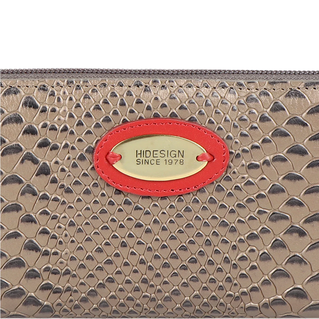 Ee Teresa W1 Silver Leather Zip Around Wallet - Image 4