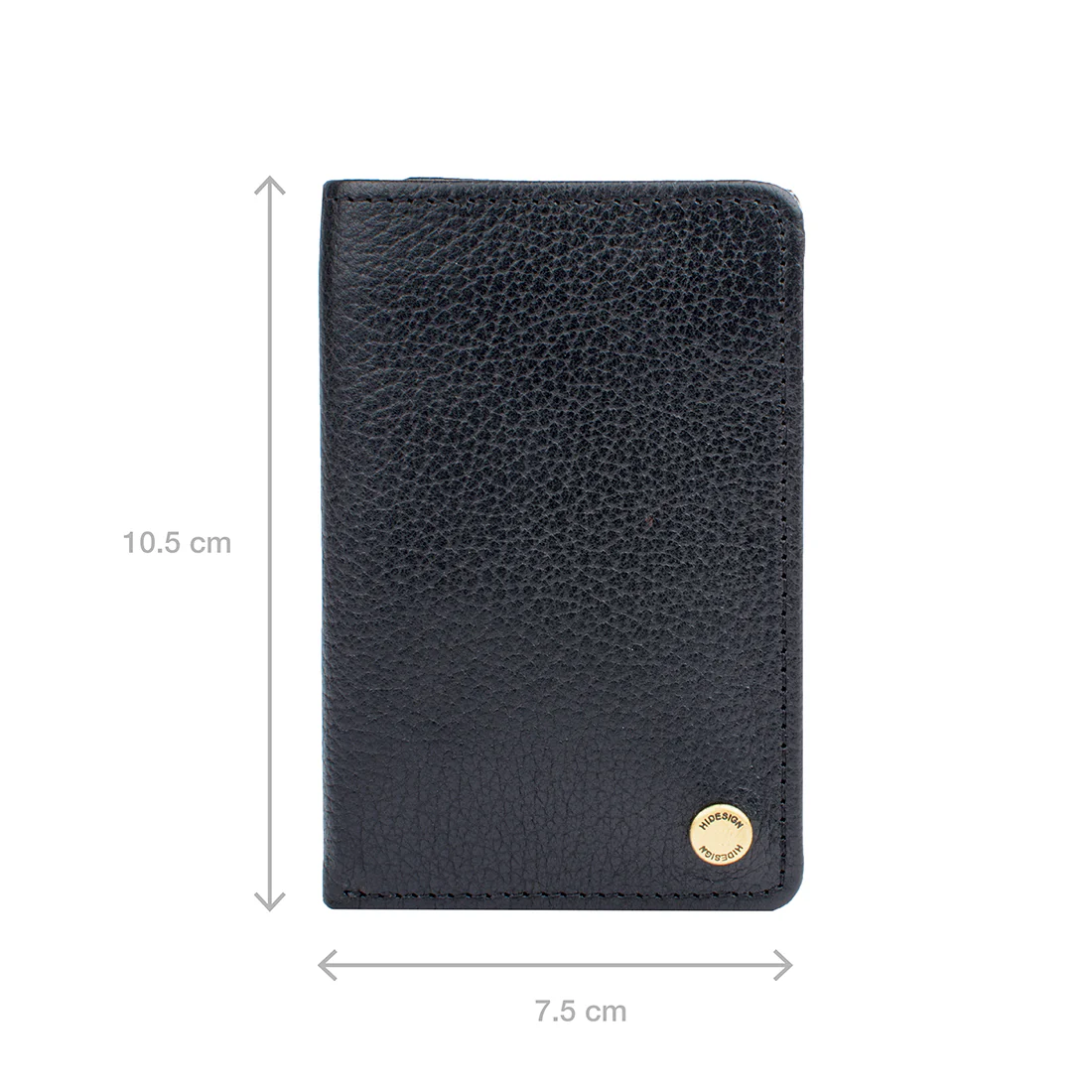 Ee Tf 02  Black Leather Trifold Wallet - Image 4