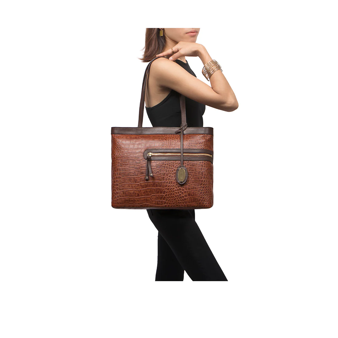 Ee Tokyo 02 Tan Leather Tote Bag