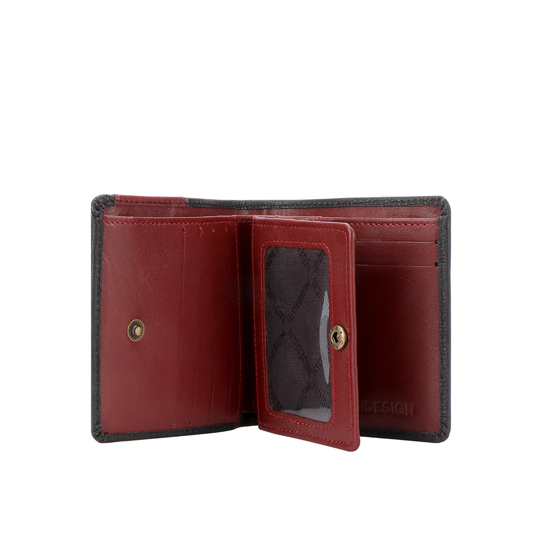 Ee Uranus W3  Black Leather Bi-Fold Wallet - Image 3