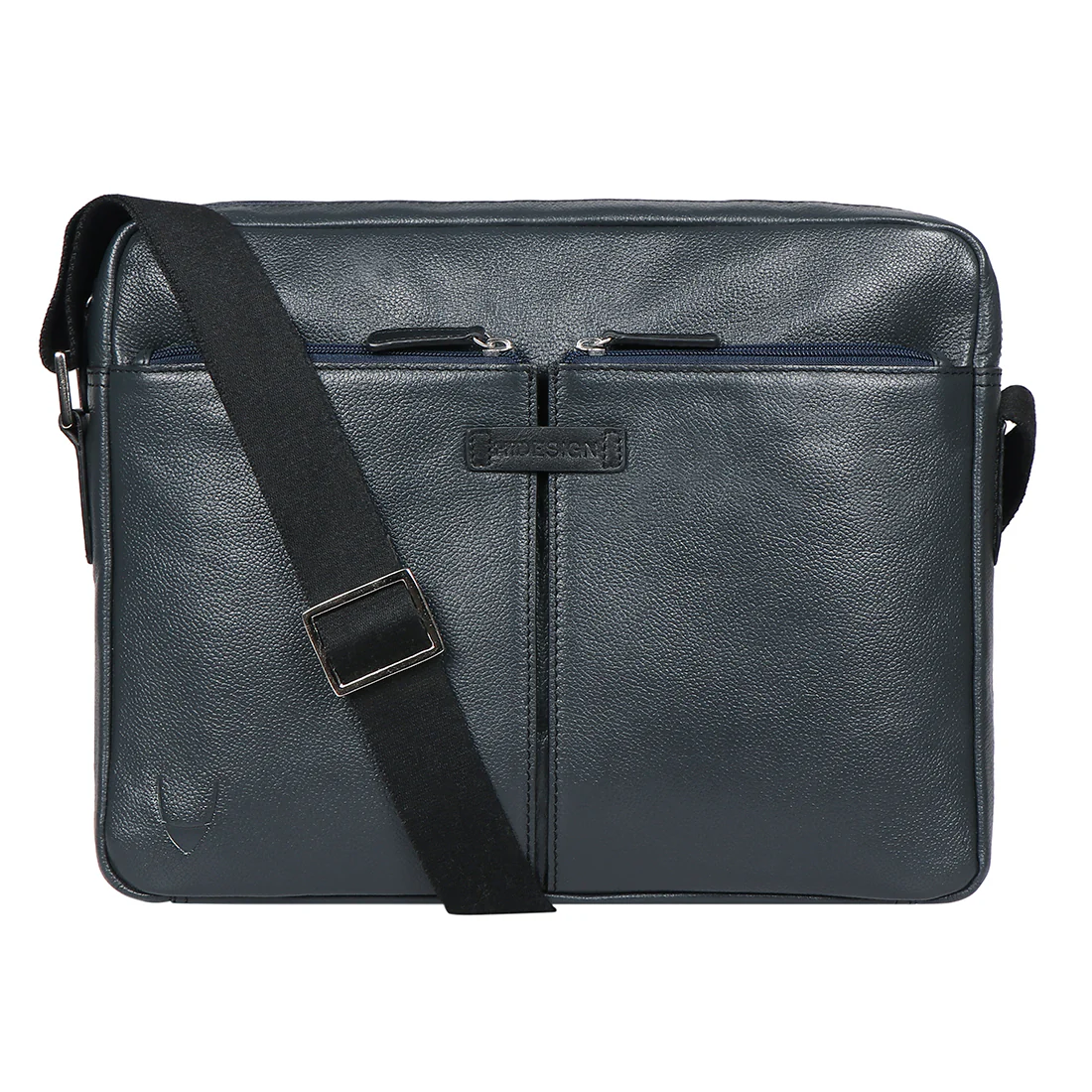 Ee Xavi 01 Blue Leather Crossbody