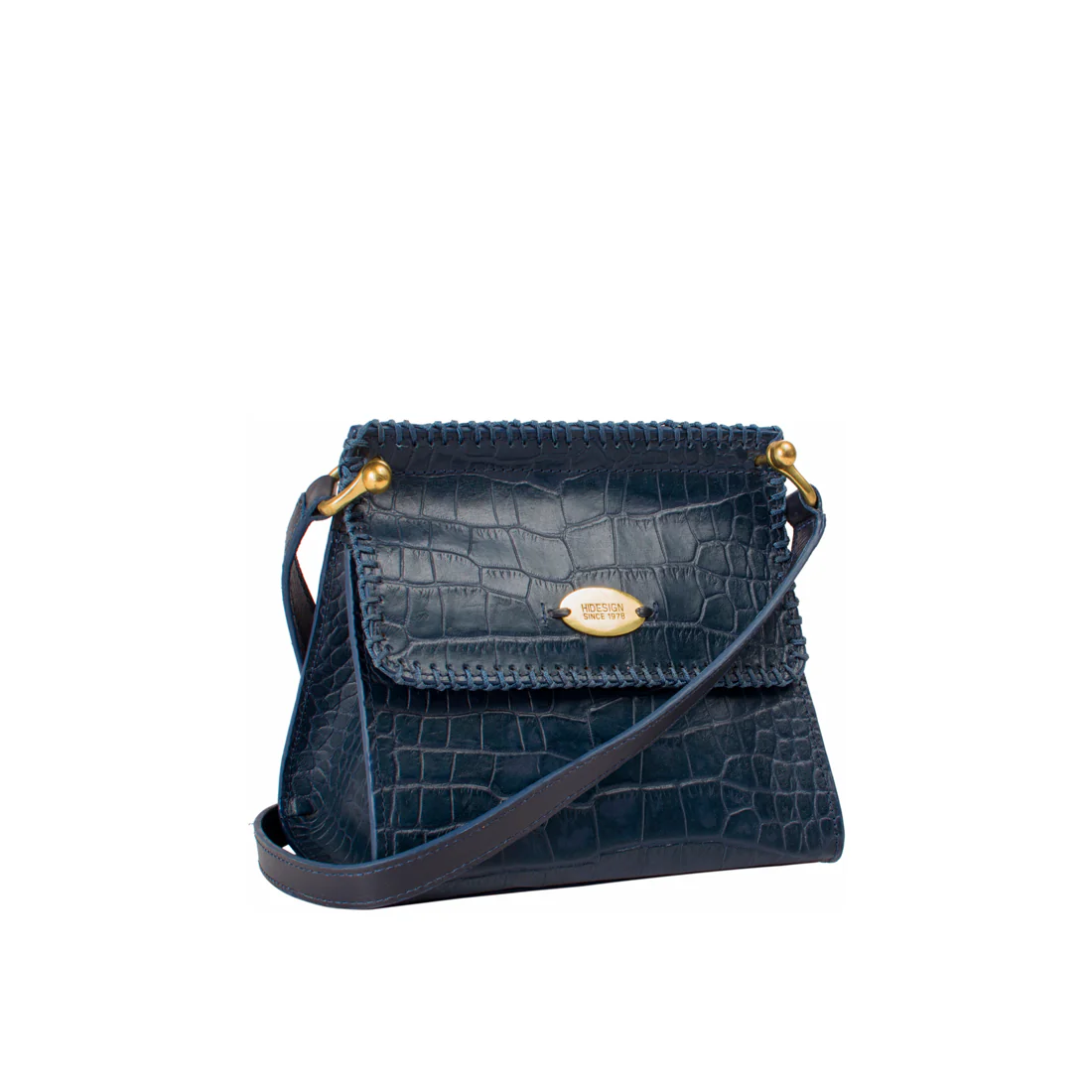 Ee Zoey Blue Leather Mini Bag - Image 2