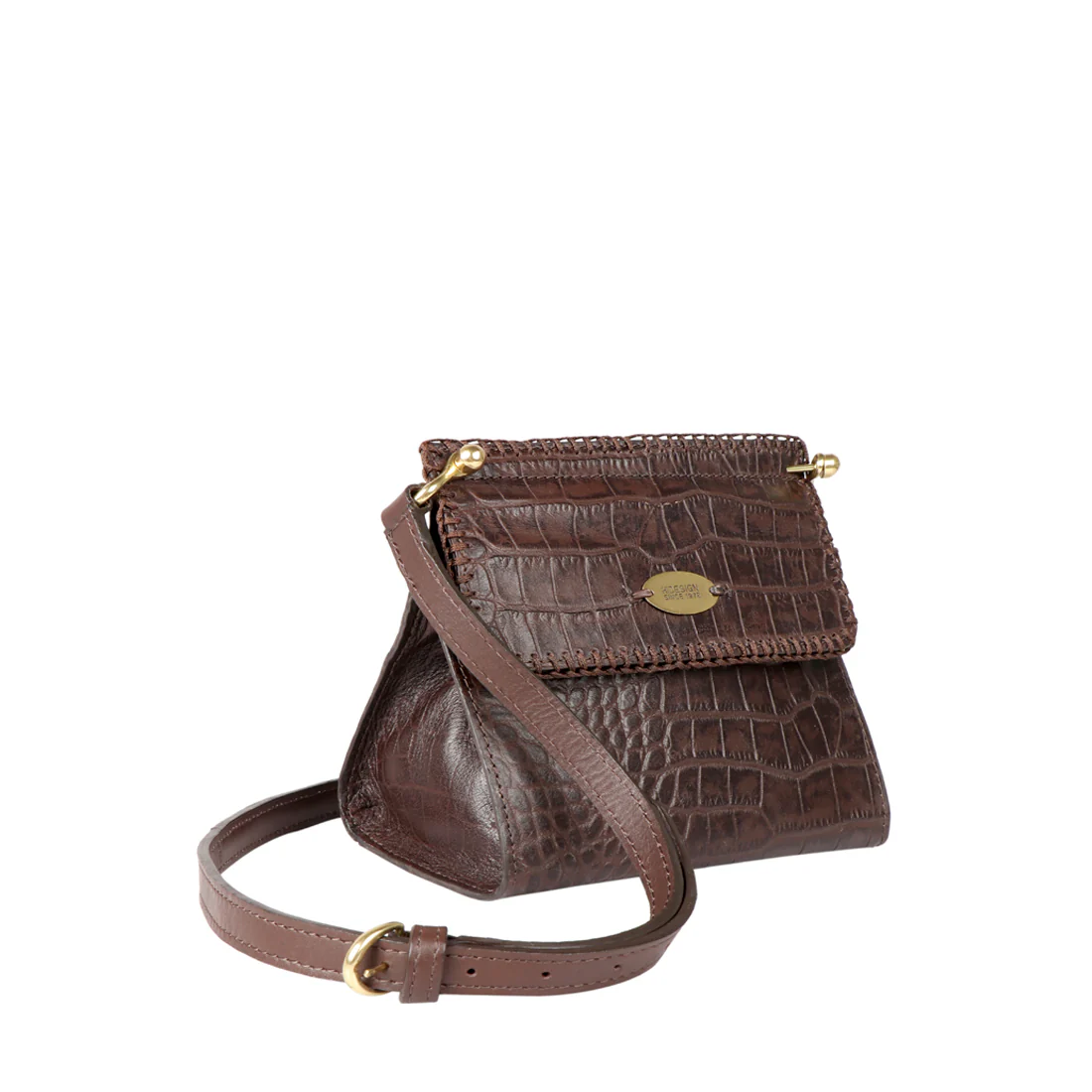Ee Zoey Brown Leather Mini Bag - Image 3