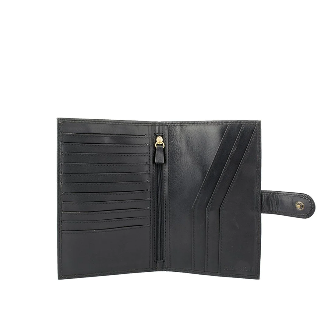 Ee229-1041/2Scrf Black Leather Passport Holder - Image 3