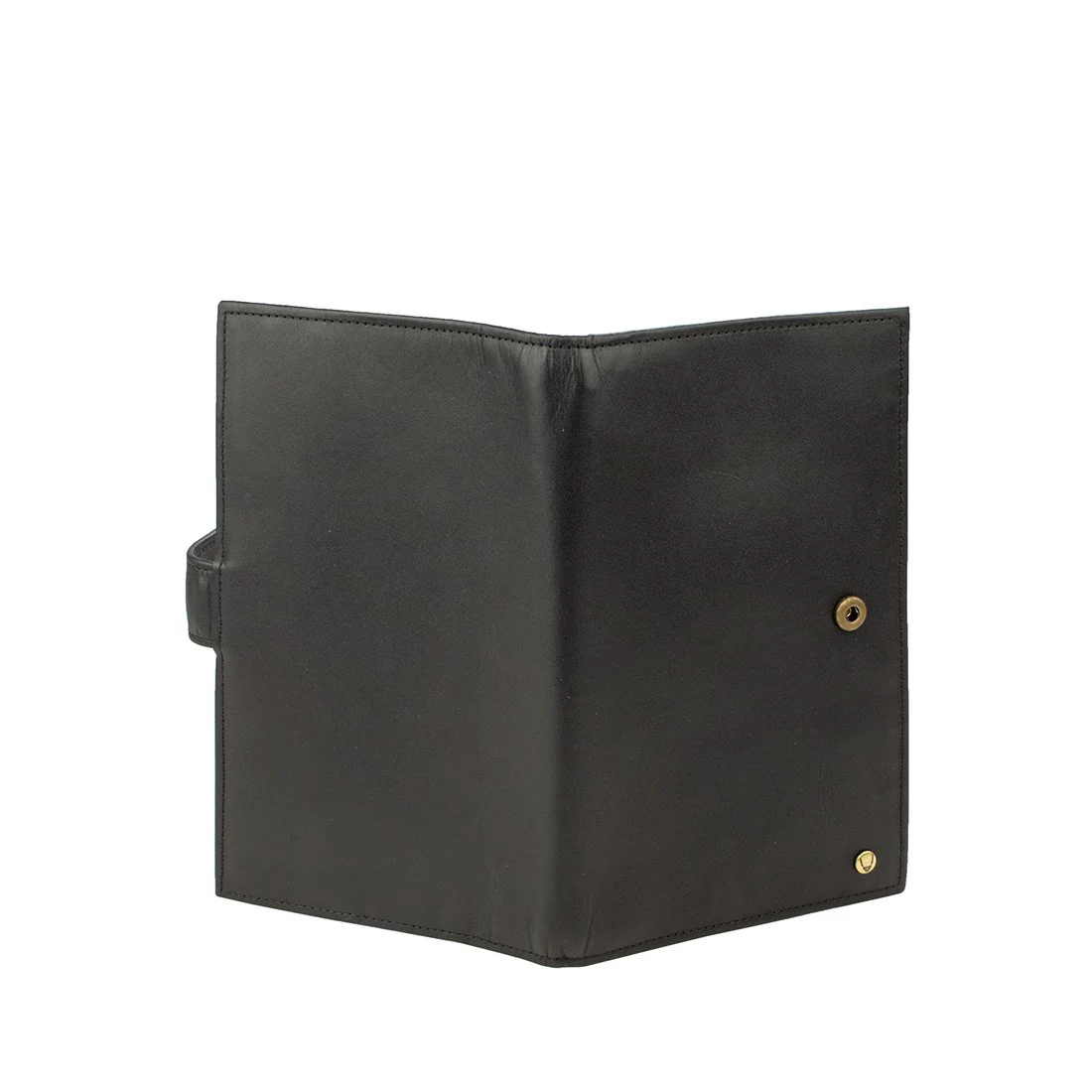 Ee229-1041/2Scrf Black Leather Passport Holder - Image 2