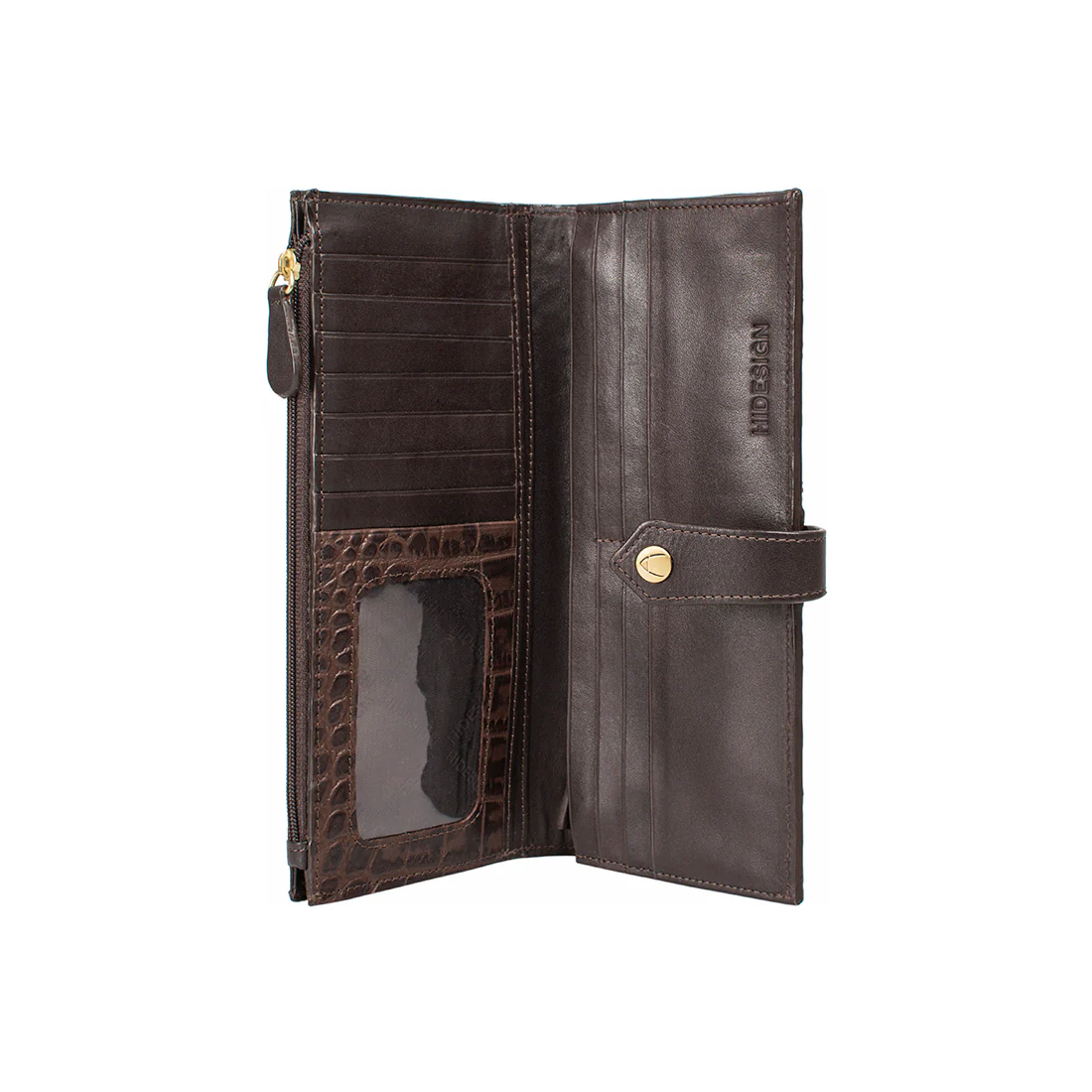 Ee Hong Kong W1 Brown Leather Bi-Fold Wallet - Image 3