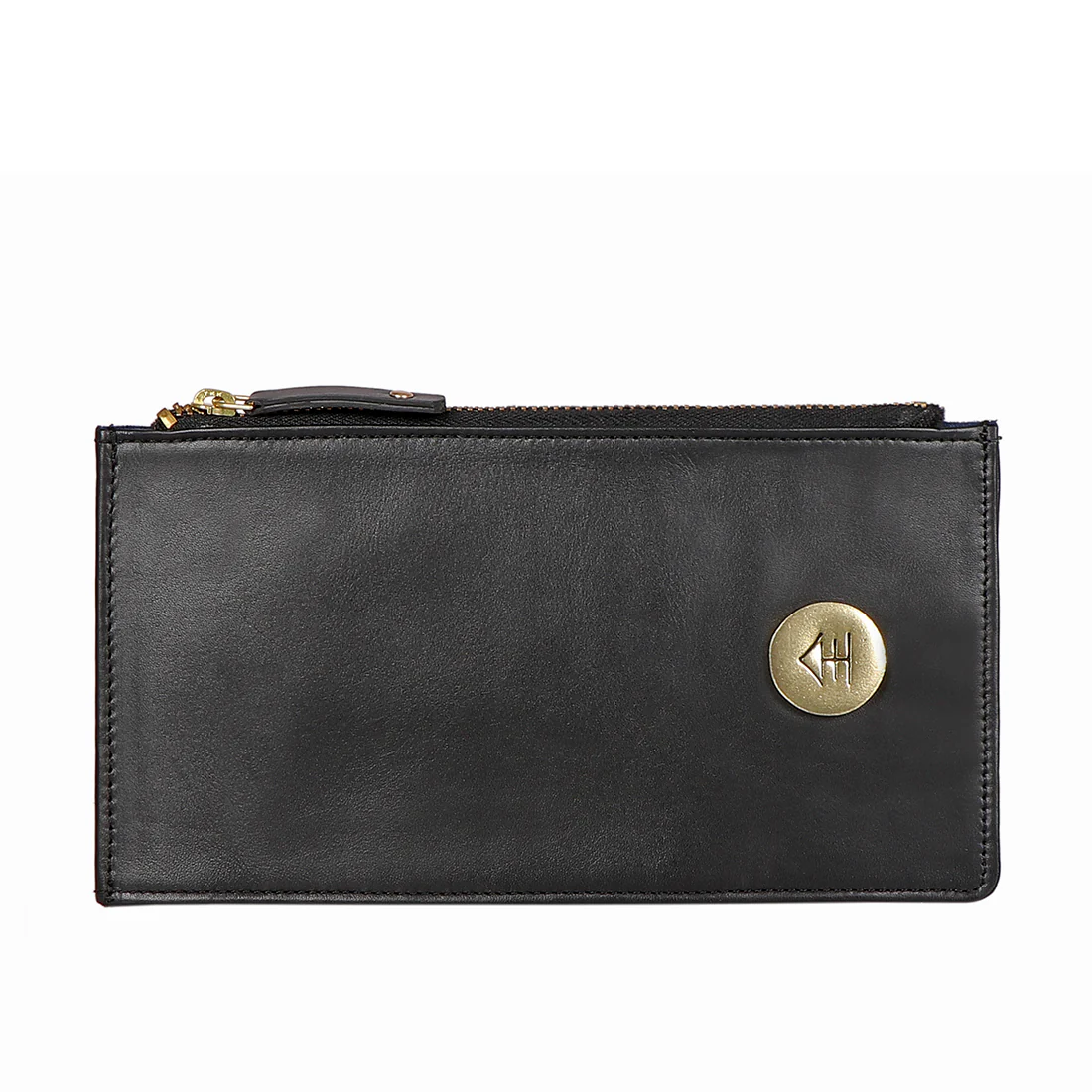 Eijo W1 Black Leather Bi-Fold Wallet