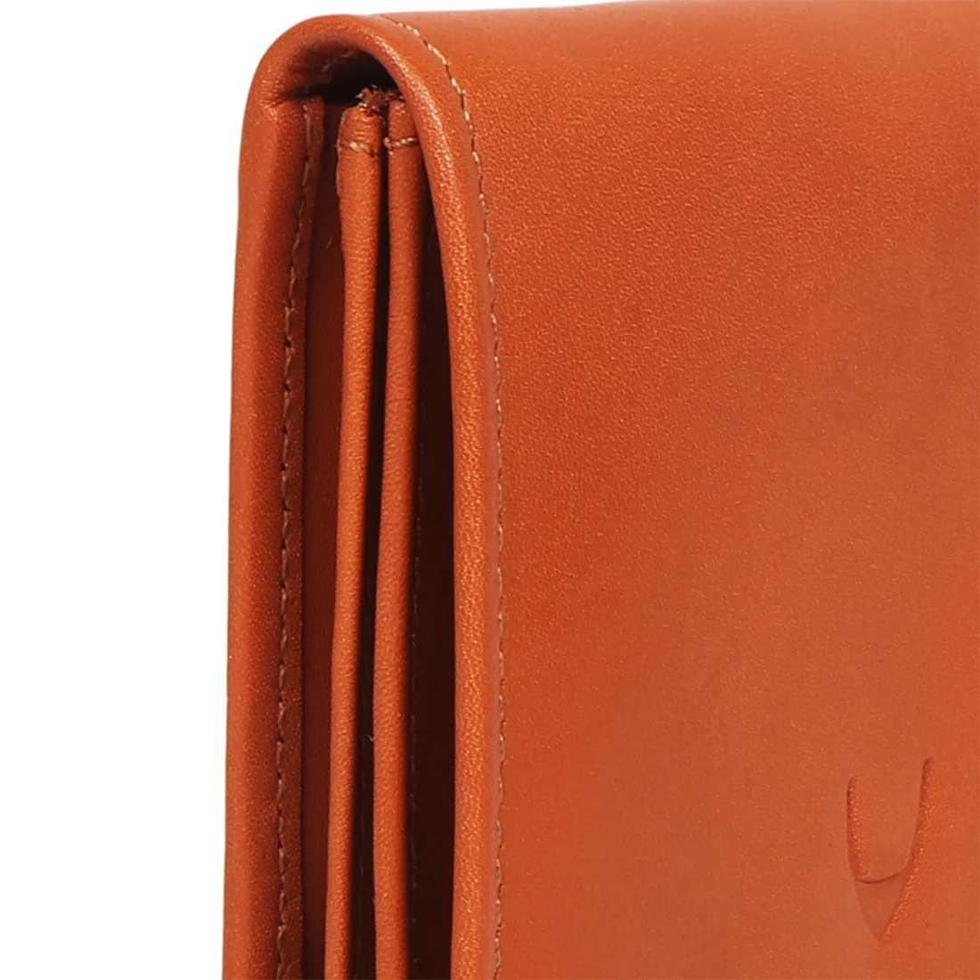 Eijo W8 Orange Leather Card Holder - Image 4