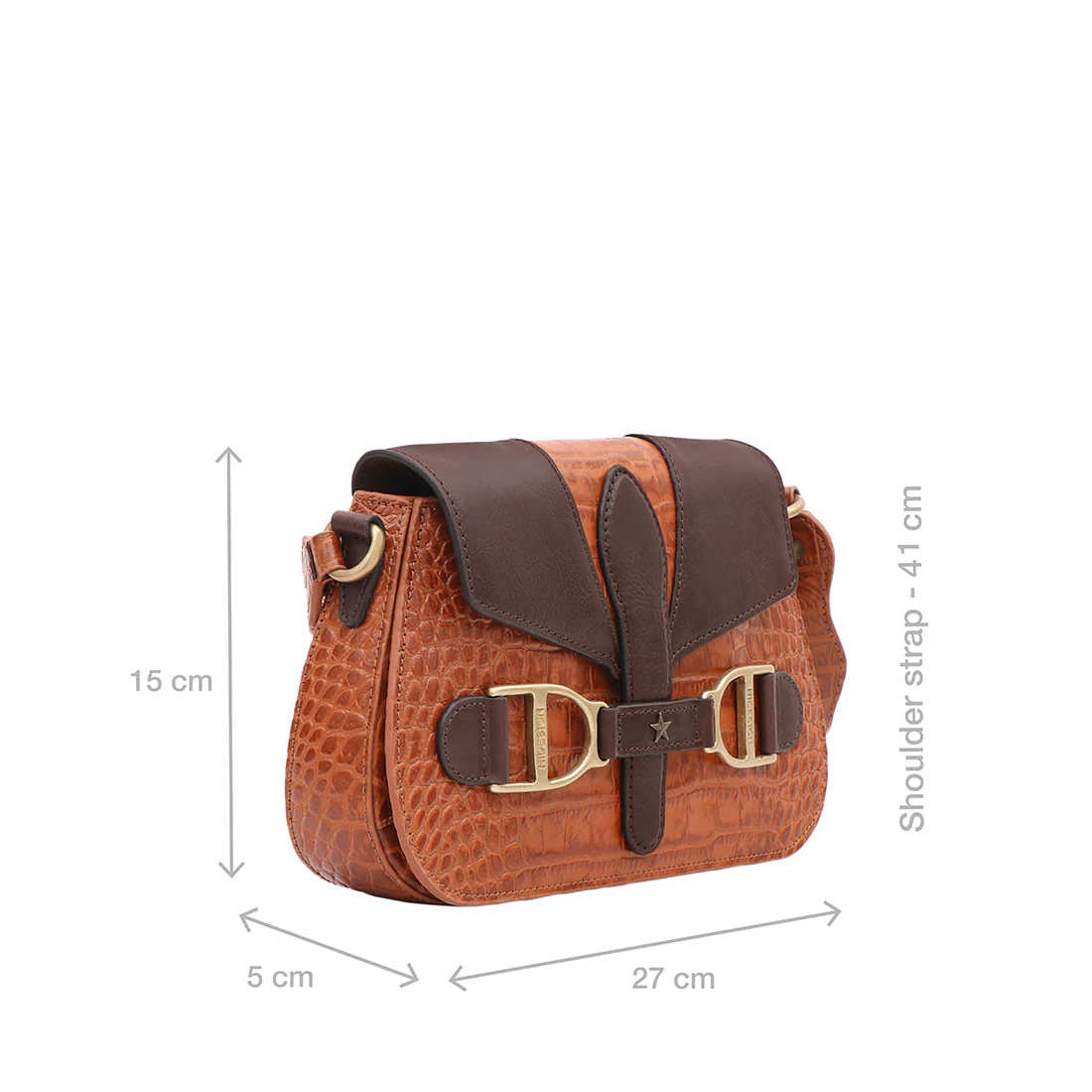 El Paso 01 Tan Leather Sling Bag - Image 3