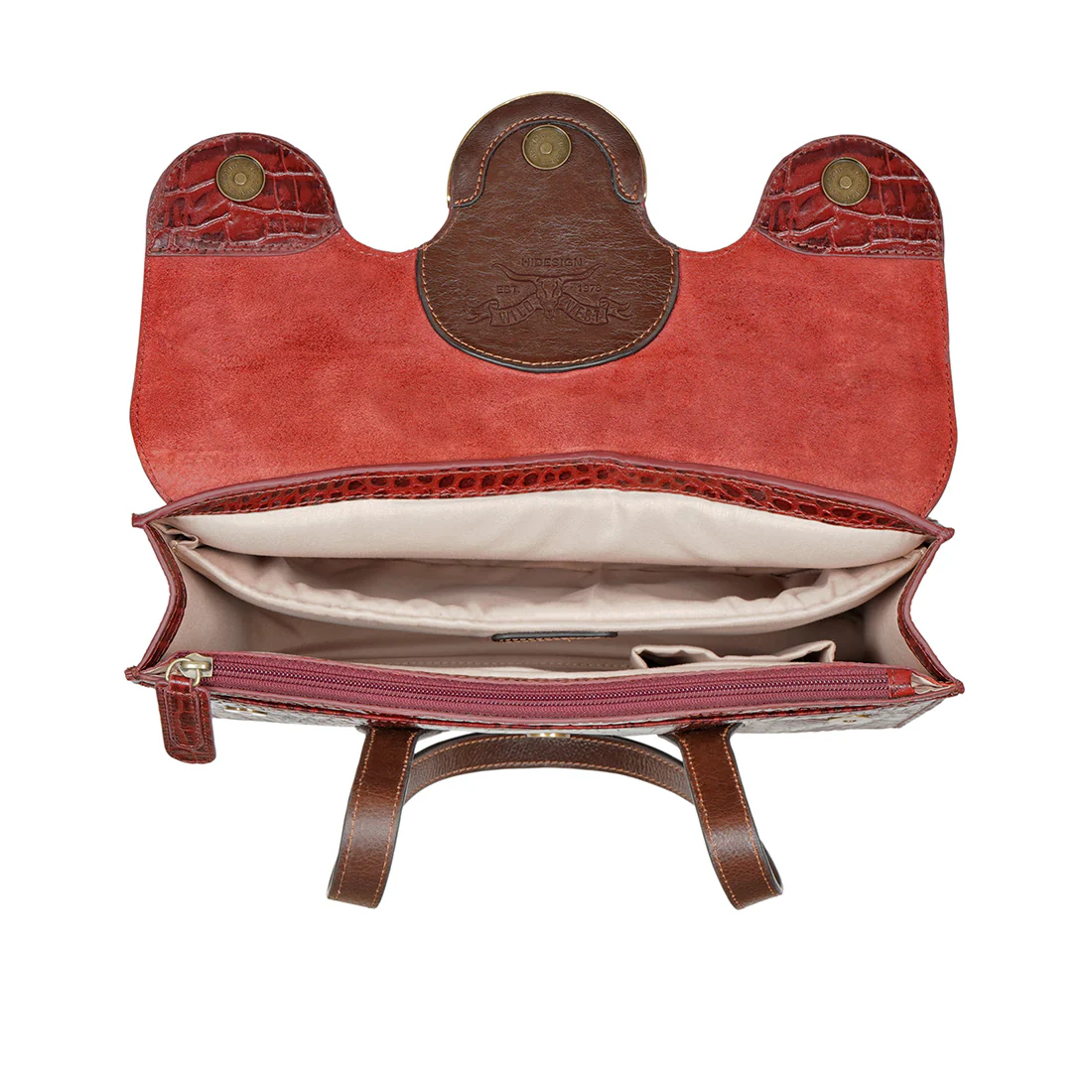 El Paso 02 Marsala Leather Shoulder Bag - Image 6