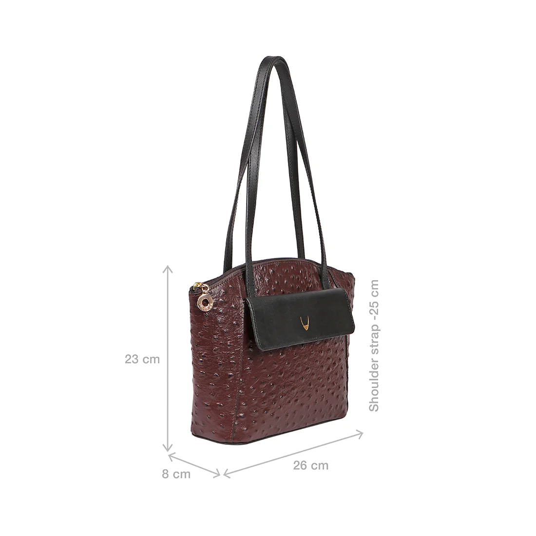 Elinor 01 Sb Brown Leather Shoulder Bag - Image 3