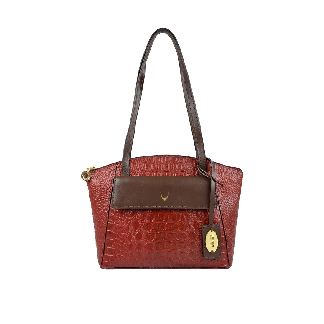 Elinor 01 Sb Red Leather Shoulder Bag