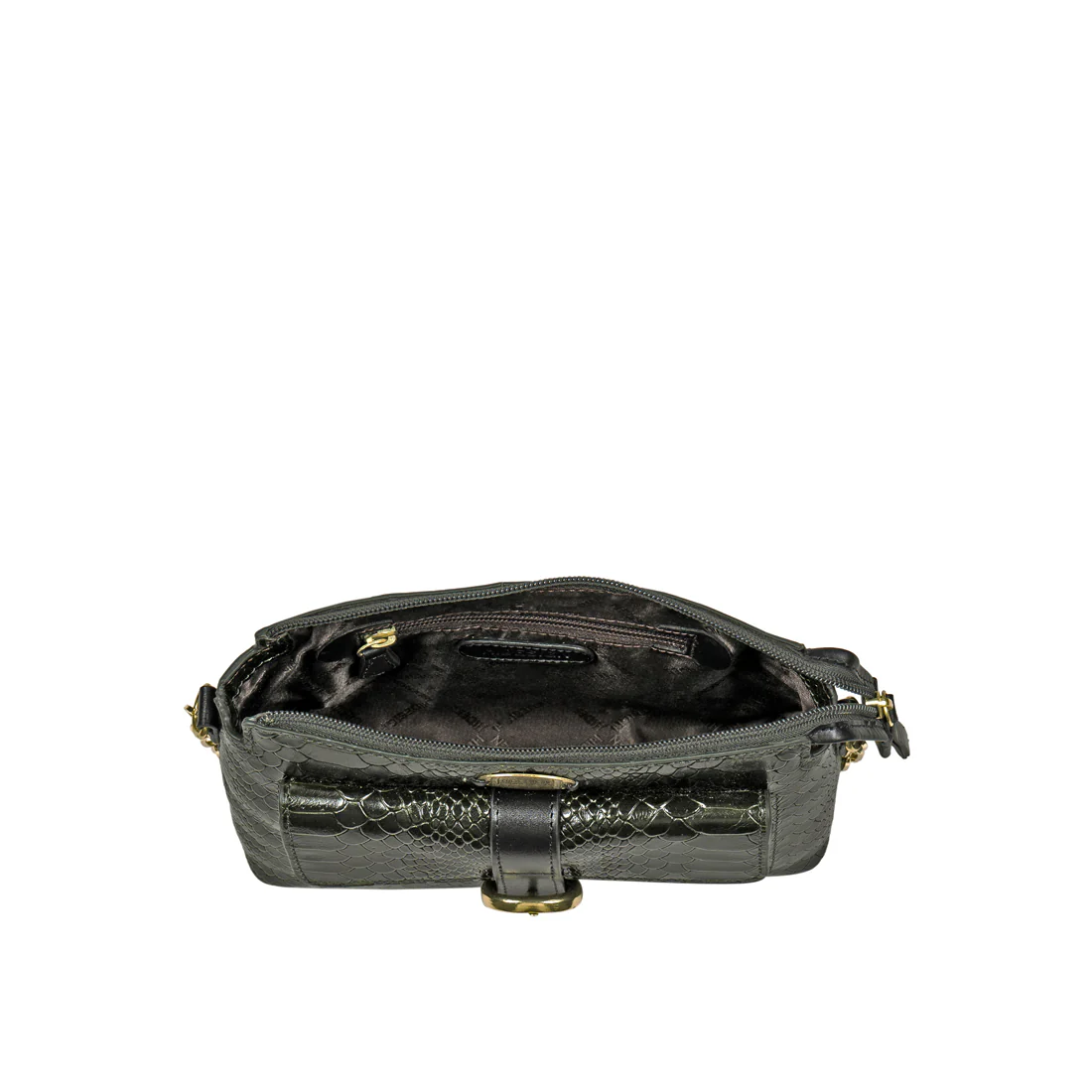 Eliza 03 Sb Green Leather Sling Bag - Image 7