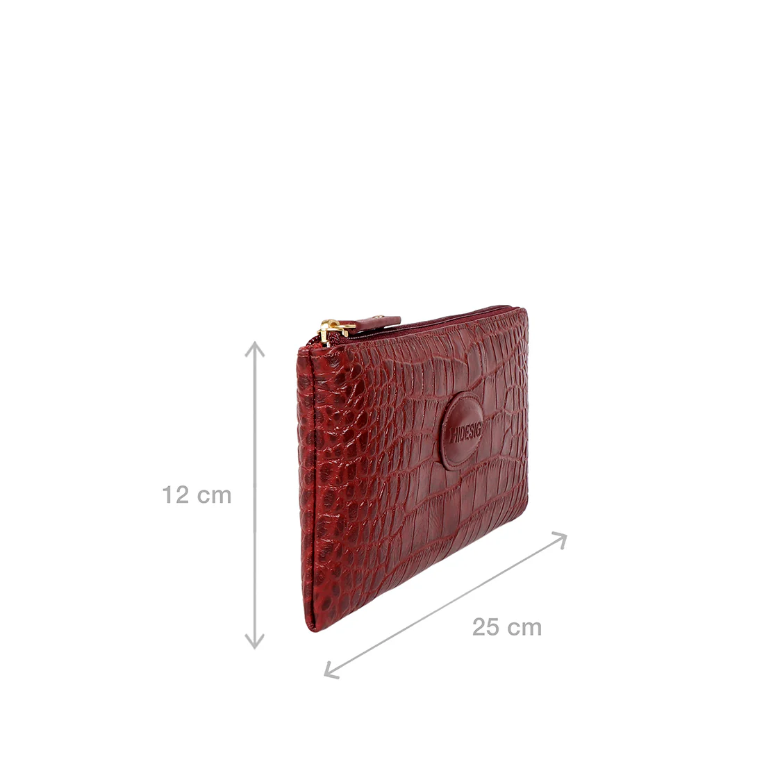 Ella W1 Marsala Leather Zip Around Wallet - Image 3