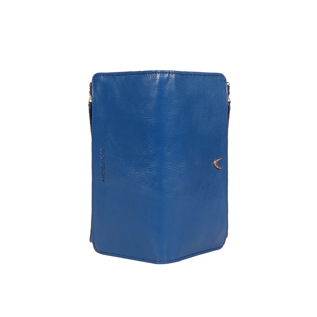 Empathy W2 Blue Leather Bi-Fold Wallet - Image 6