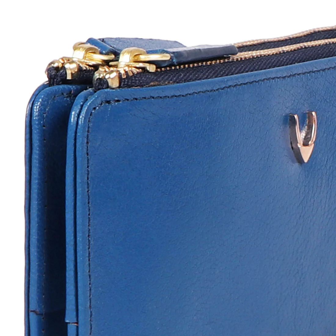 Empathy W2 Blue Leather Bi-Fold Wallet - Image 8