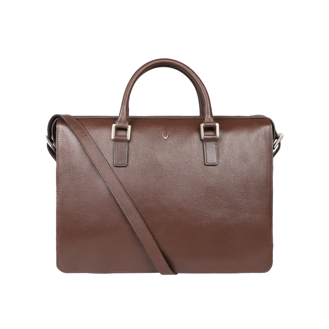 Enzo 02 Brown Leather Laptop Bag