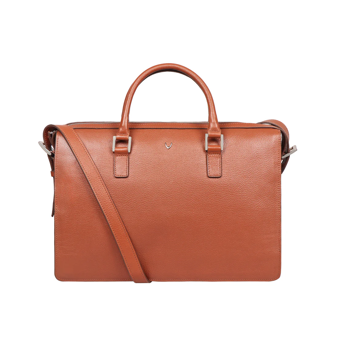 Enzo 02 Tan Leather Laptop Bag