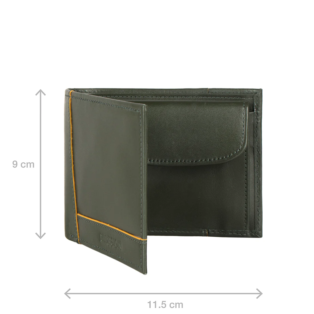 Enzo W4 Green Leather Bi-Fold Wallet - Image 7