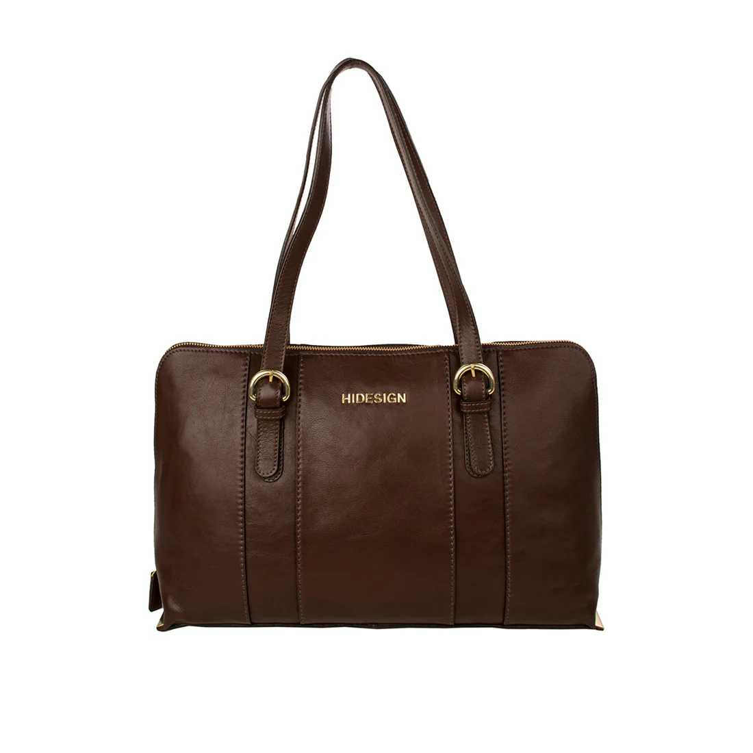 Ersa 01 Brown Leather Laptop Bag - Image 2