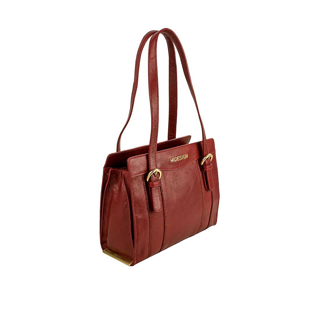 Ersa 03 Red Leather Tote Bag - Image 2