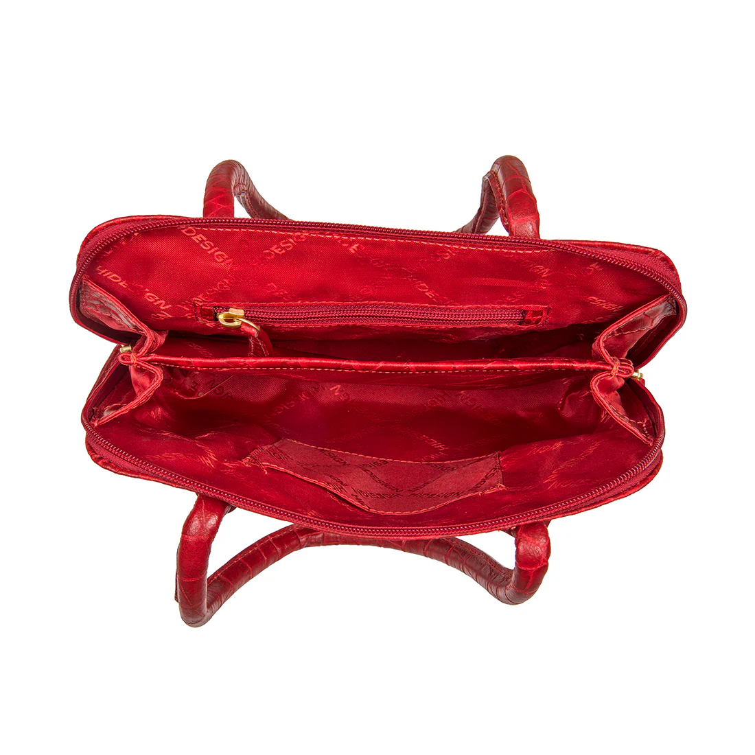 Estelle Small Red Leather Shoulder Bag - Image 4