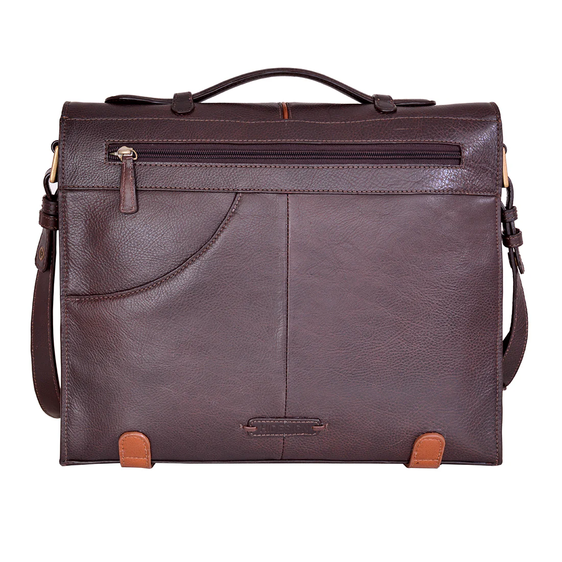 Eton Eb 001 Brown Leather Briefcase - Image 3