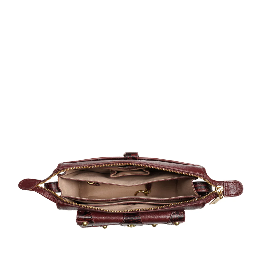 Etta 01 Red Leather Sling Bag - Image 6