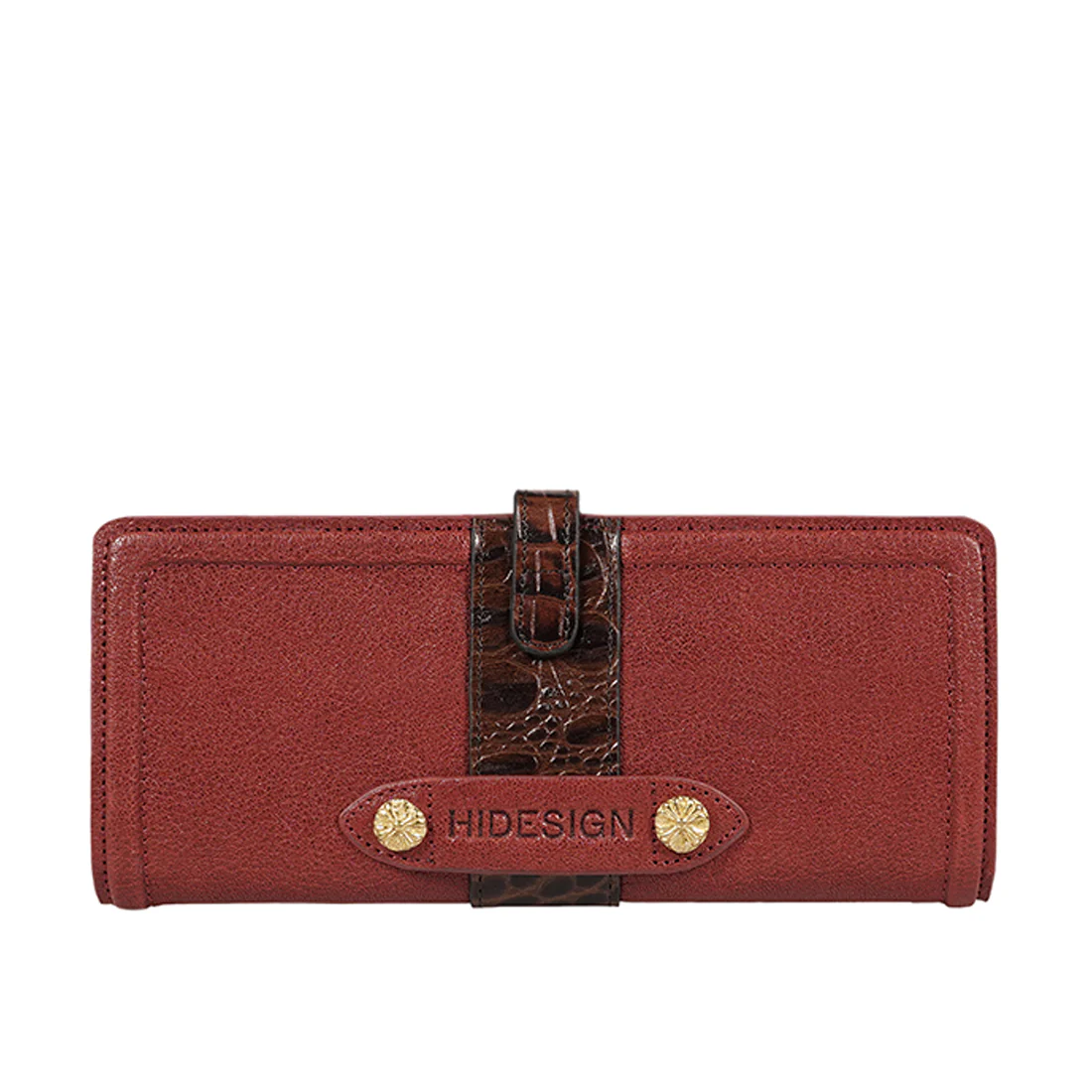 Etta W1 Red Leather Bi-Fold Wallet - Image 6