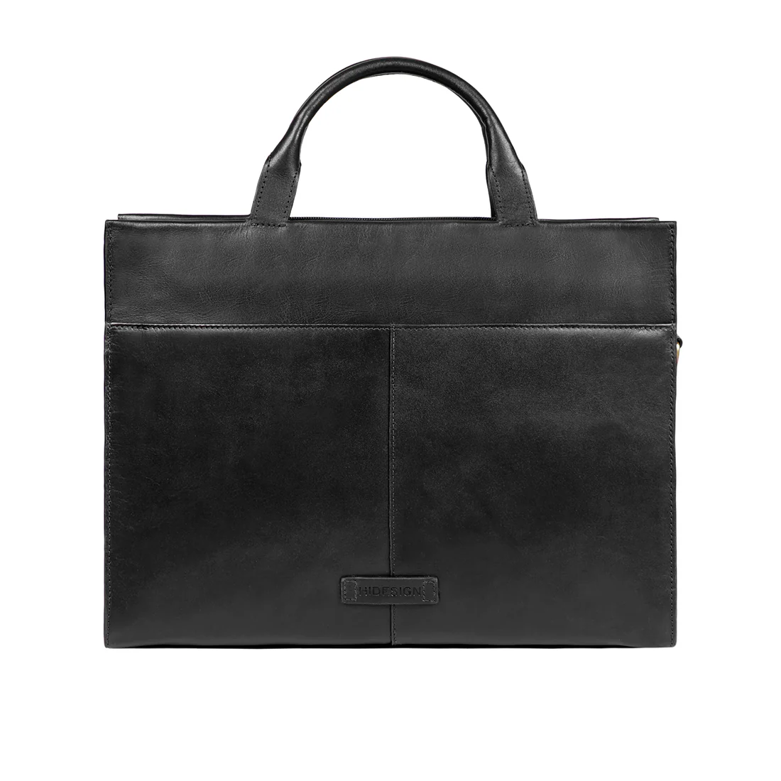 Evolution 03 Black Leather Briefcase - Image 4