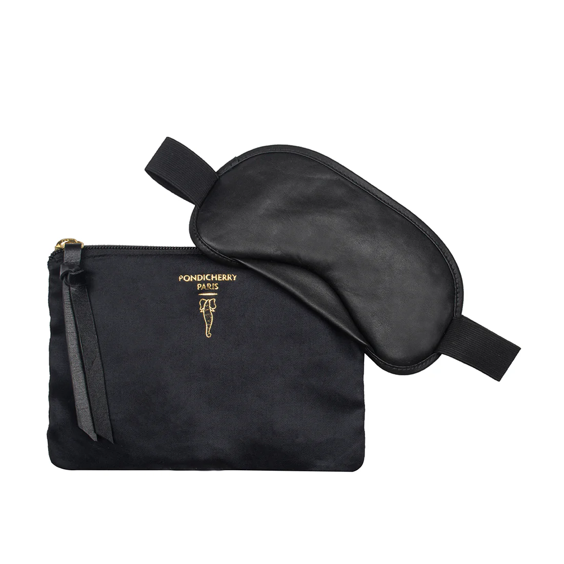 Eye Mask Black Leather Eye Mask - Image 3