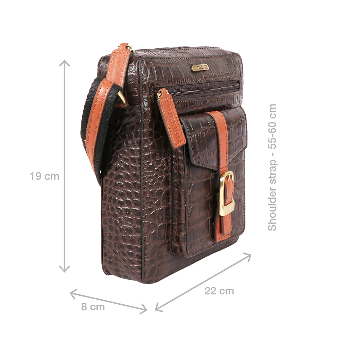 Ferno Brown Leather  Crossbody - Image 3