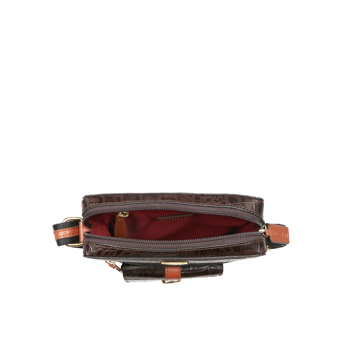 Ferno Brown Leather  Crossbody - Image 4