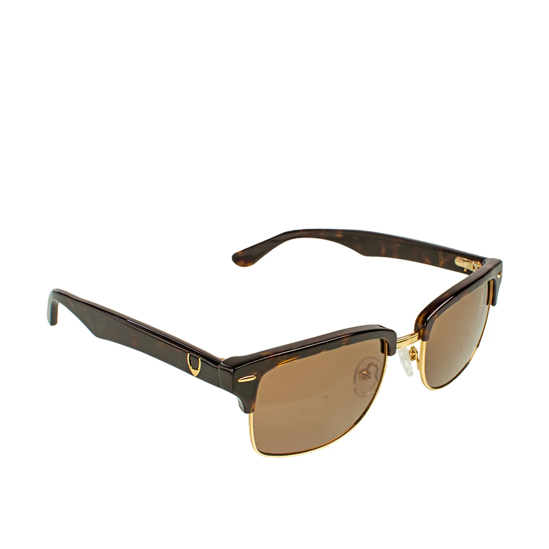 Fiji Unisex Brown Wayfarer Sunglasses - Image 4