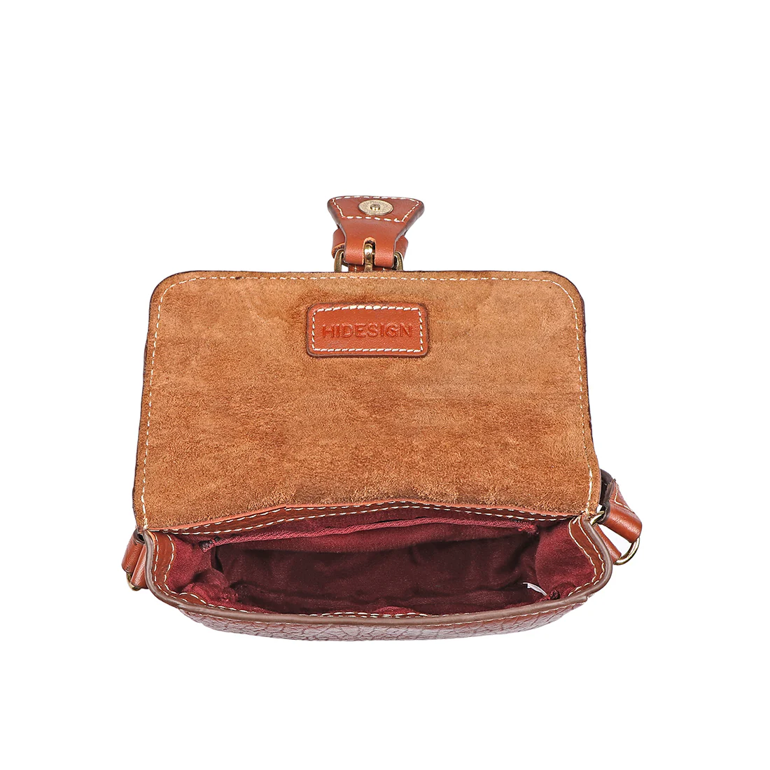 Fiona 01 Tan Leather Crossbody - Image 6