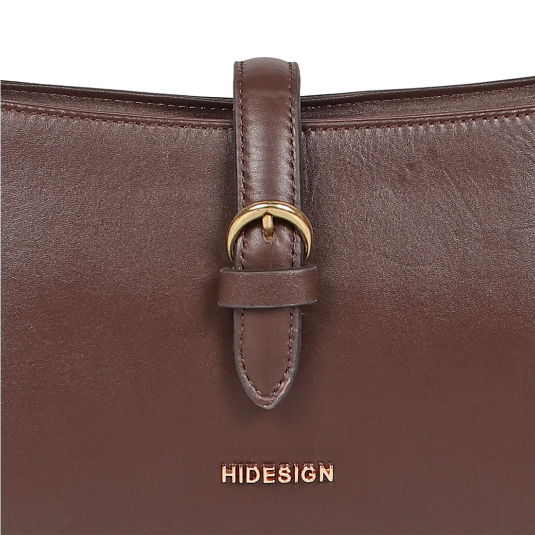 Fiona 02 Brown Leather Baguette - Image 5