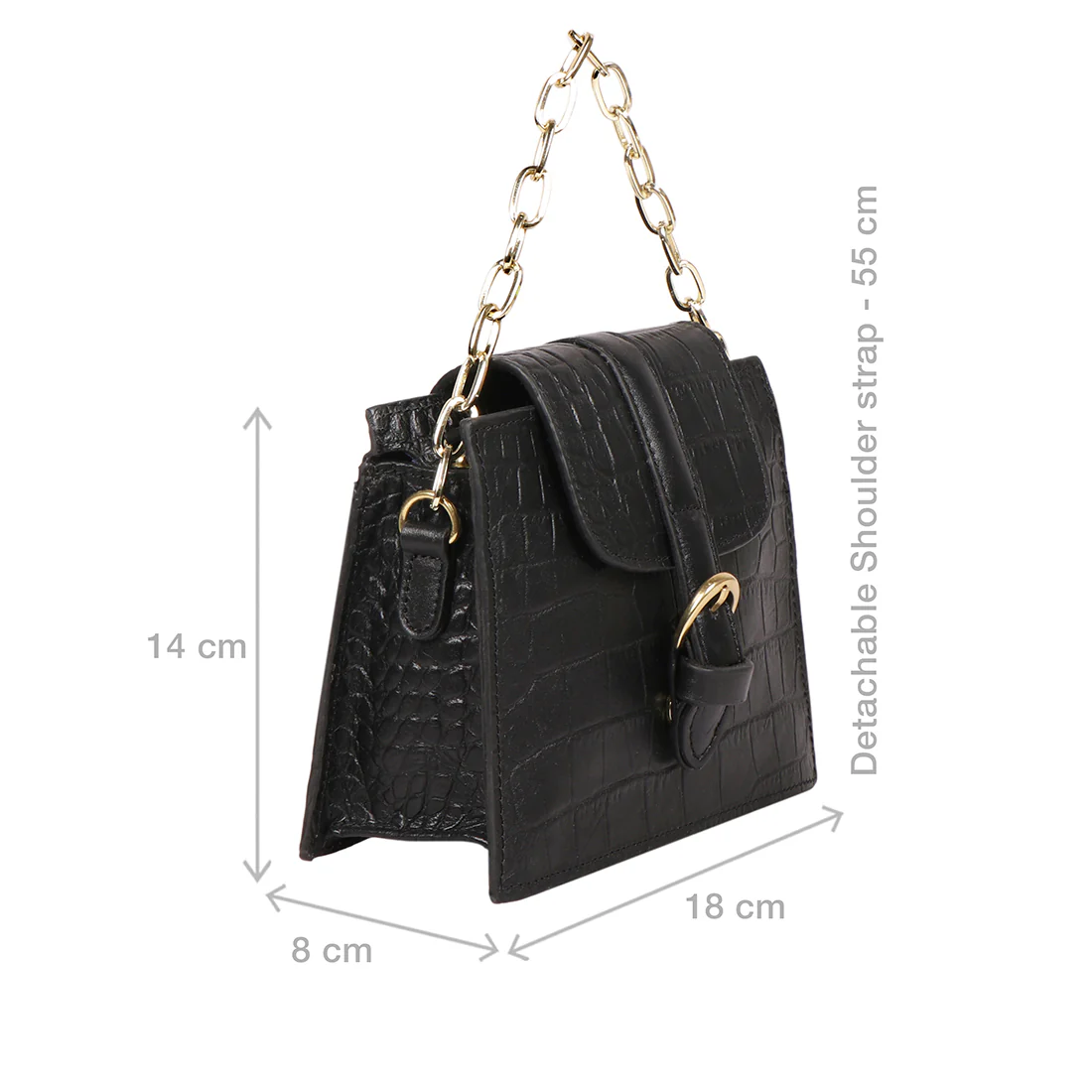 Fiona 04 Default Title Leather Sling Bag - Image 3