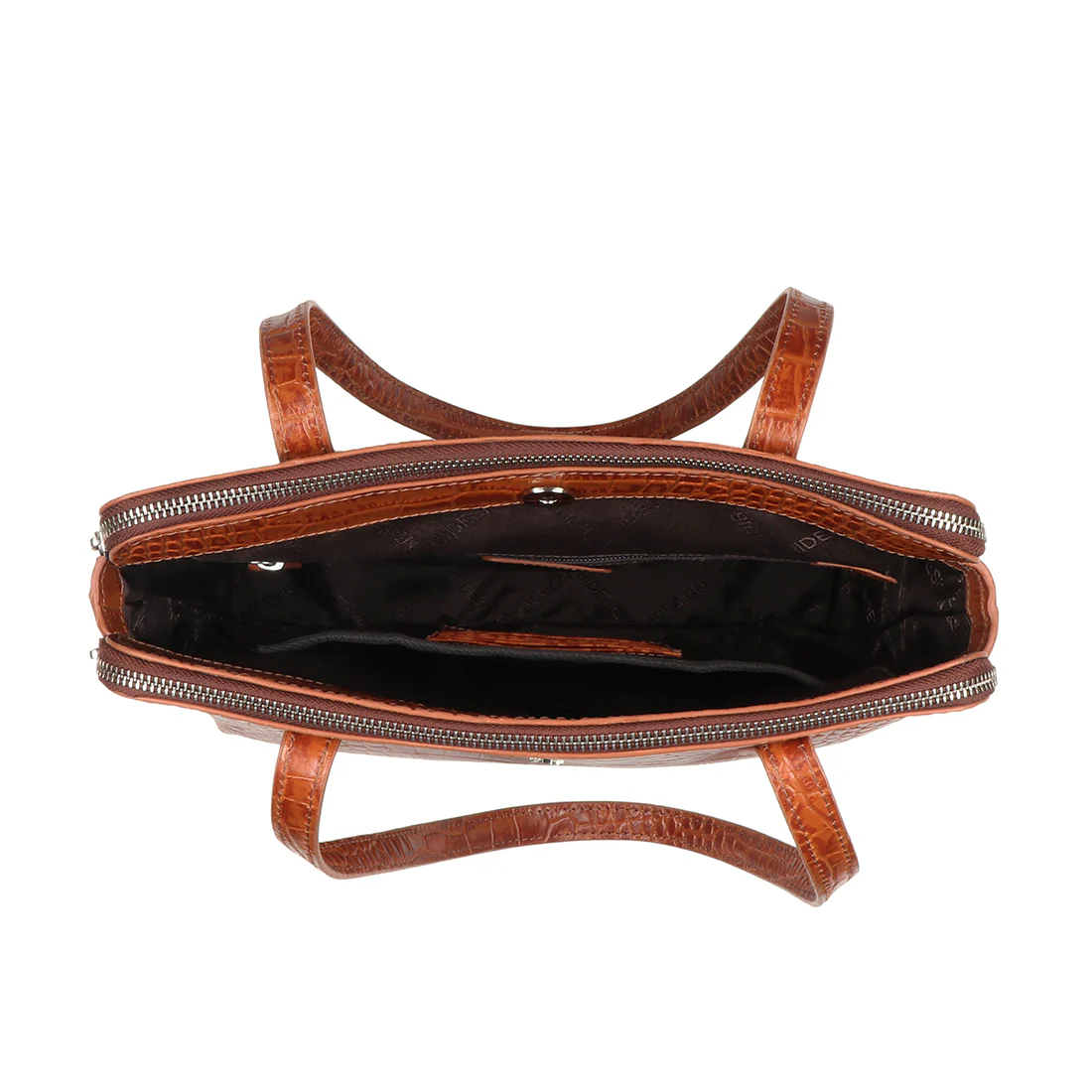 Fiumicino-02 Tan Leather Shoulder Bag - Image 6