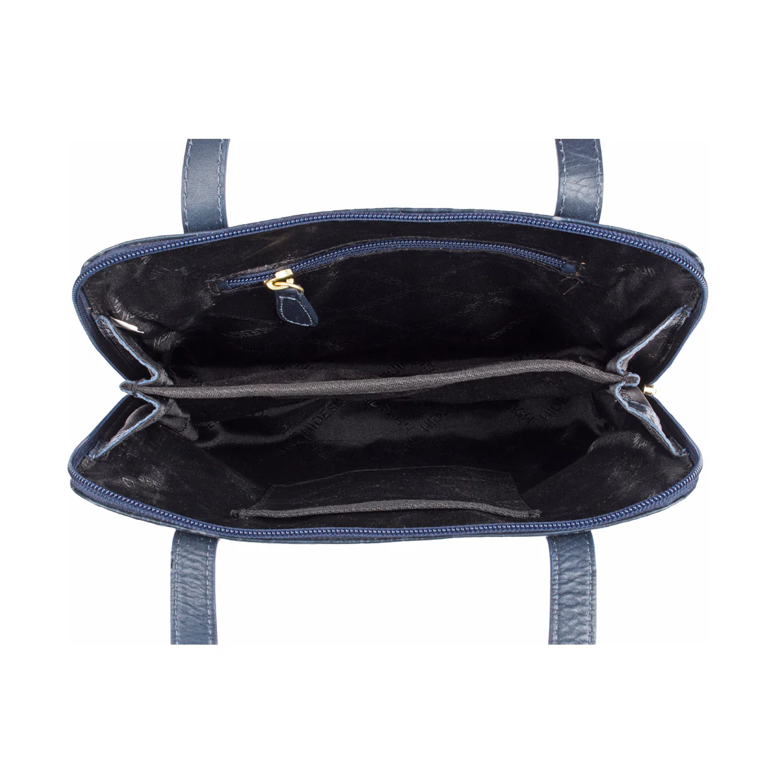 Fl Cindy Blue Leather Shoulder Bag - Image 4