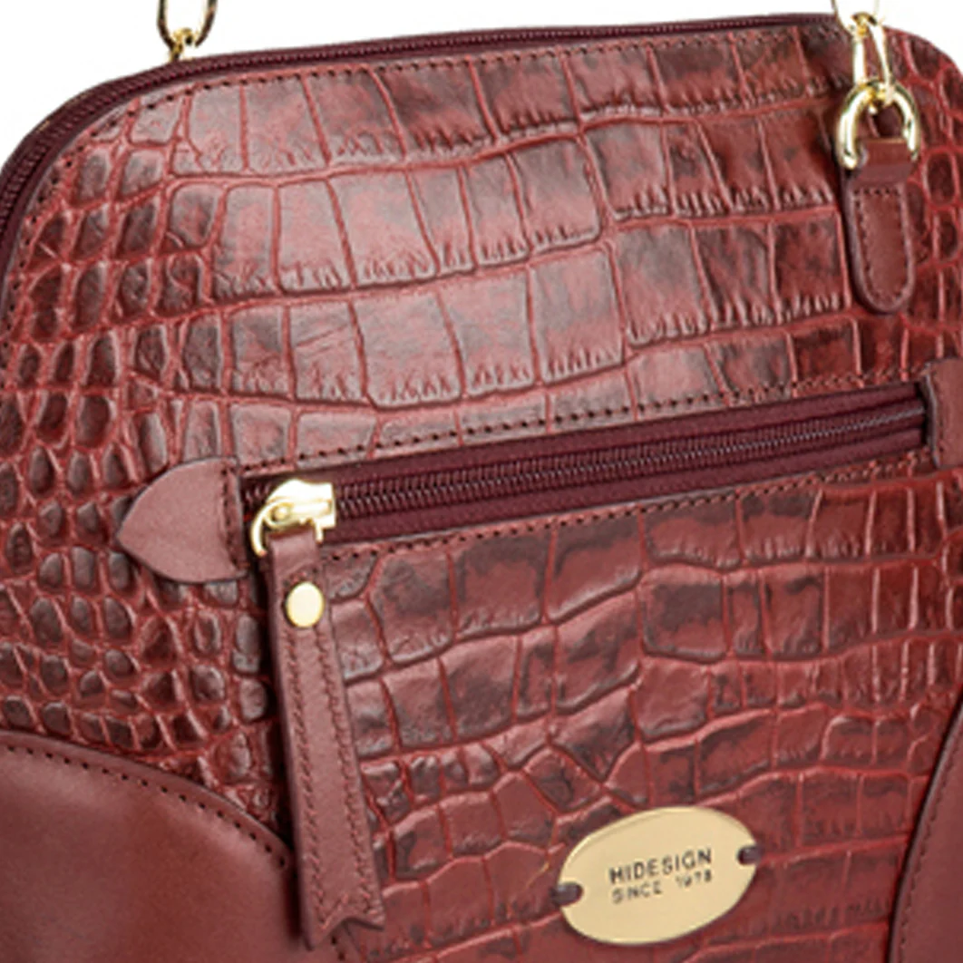 Fl Heidi Red Leather Shoulder Bag - Image 4