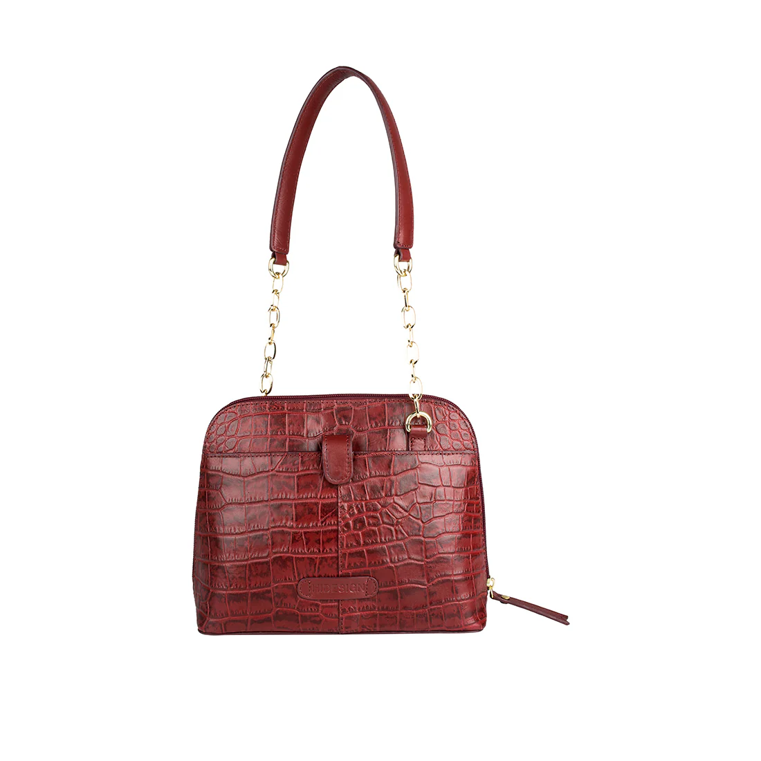 Fl Heidi Red Leather Shoulder Bag - Image 5