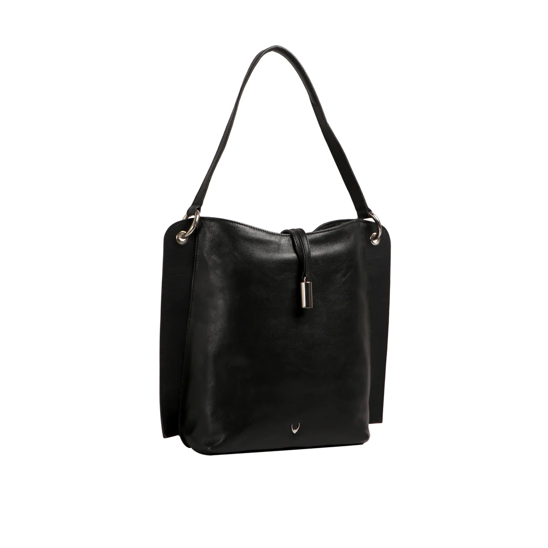 Fl Kris 02 Black Leather Shoulder Bag - Image 3