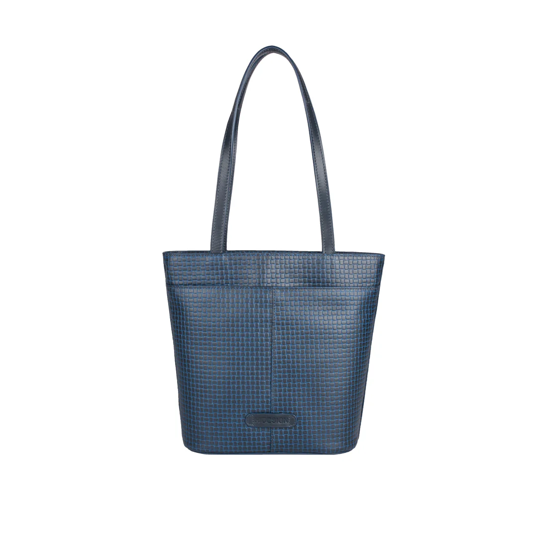 Fl Naomi Blue Leather Shoulder Bag - Image 3